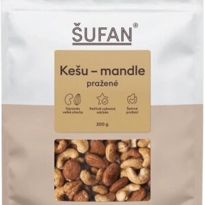 Šufan ořechy 200 g - kešu/ mandle pražené