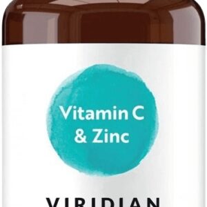 Viridian vitamin c 500 mg + zinc 90 kapslí