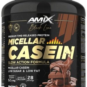 Amix black line micellar casein 1000 g - milky white chocolate