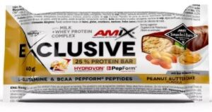 Amix exclusive protein bar 40 g - peanut butter cake