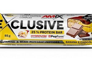 Amix exclusive protein bar 85g - banán/čokoláda
