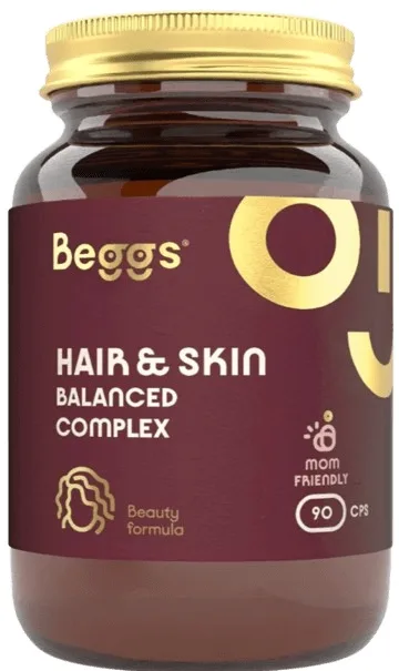 Beggs balanced hair & skin complex 90 kapslí