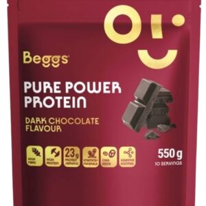 Beggs pure power protein 550 g - dark chocolate