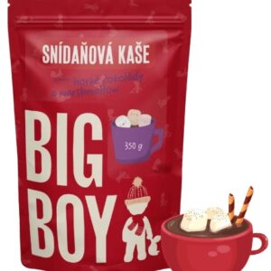 Big boy kaše s příchutí horké čokolády s marshmallow 350g