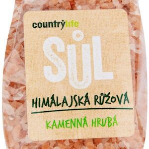 Country life himalájská sůl růžová hrubá 500g