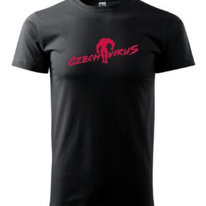 Czech virus basic pánské triko černé - xxl