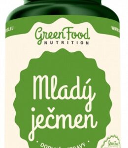Greenfood mladý ječmen (barley grass) 120 kapslí