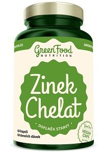 Greenfood zinek chelát 60 kapslí