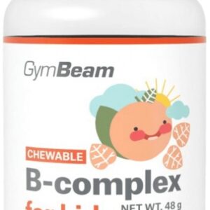 Gymbeam b-komplex tablety na cucání pro děti 120 tablet - meruňka