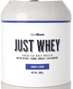 Gymbeam protein just whey 2000 g - cookies & cream + šejkr blend