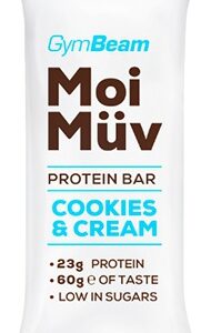 Gymbeam proteinová tyčinka moimüv 60 g - cookies & krém