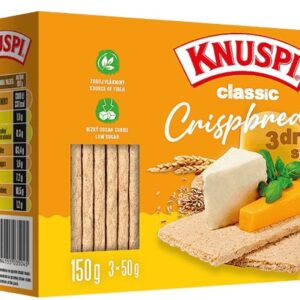 Knuspi classic crispbread 150 g - 3 druhy sýrů
