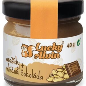 Lucky alvin mini edice 40 g - arašídy/ mléčná čokoláda
