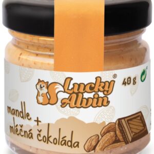 Lucky alvin mini edice 40 g - mandle/ mléčná čokoláda