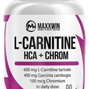 Maxxwin l-carnitine hca chrom 90 kapslí