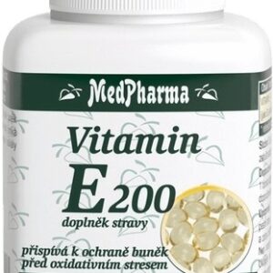 Medpharma vitamín e 200 107 kapslí