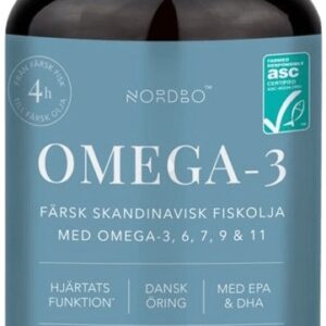 Nordbo scandinavian omega-3 trout oil 120 kapslí