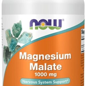 Now foods magnesium malate (hořčík malát) 1000 mg 180 tablet