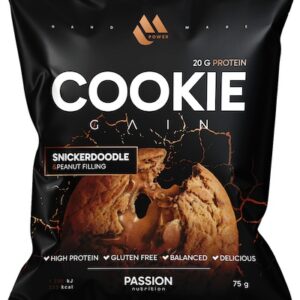 Passion nutrition mpower cookie gain 75 g - snickerdoodle/arašídová