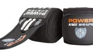 Power system bandáže na kolena knee wraps - šedá