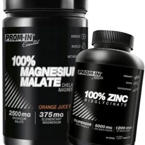 Prom-in 100% magnesium malate 324 g + 100% zinc bisglycinate 120