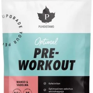 Puhdistamo pre-workout caffeine free 350g - mango/malina