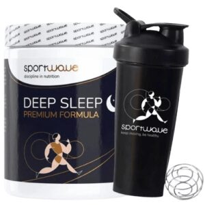 Sportwave deep sleep premium formula 168 g + sportwave šejkr 600 ml