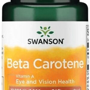 Swanson beta karoten vitamín a 10000 iu 100 kapslí