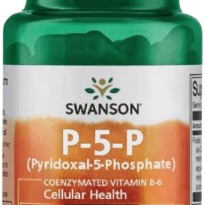 Swanson vitamin b6 p-5-p 40 mg vitamin b6 60 kapslí