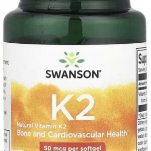 Swanson vitamín k2 natural 50 mcq 30 kapslí