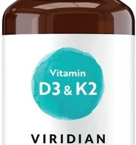 Viridian vitamin d3 & k2 90 kapslí