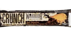 Warrior crunch bar 64 g - banánový koláč