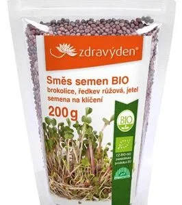 Zdravý den směs semen na klíčení 2 bio 200 g - brokolice