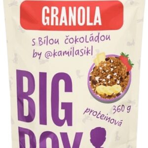Big boy proteinová granola eko varianta 360 g - s hořkou čokoládou by