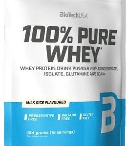 Biotechusa 100% pure whey 1000 g - jahoda výprodej (pošk. obal)