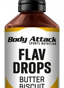 Body attack flav drops 50 ml - máslová sušenka