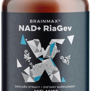 Brainmax nad+ riagev 750 mg 100 rostlinných kapslí