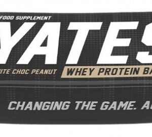 Dorian yates yates bar 60 g - bílá čokoláda/arašídy