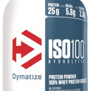 Dymatize iso 100 hydrolyzed whey protein isolate 932 g - fudge brownie