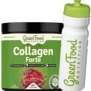 Greenfood collagen forte 180 g + láhev zdarma