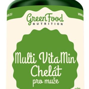 Greenfood multi vitamin chelát pro muže 90 kapslí