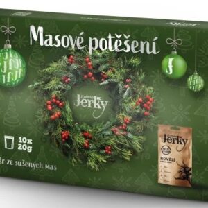 Jihočeské jerky vánoční dárková kazeta mini 10x20 g