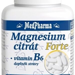 Medpharma magnesium citrát forte + vitamín b6 67 tablet