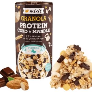 Mixit proteinová granola z pece čokoláda a mandle 450 g