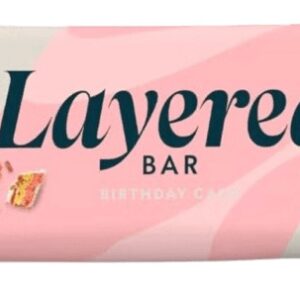 Myprotein layered protein bar 60 g - vanilla birthday cake
