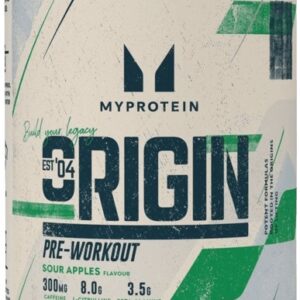 Myprotein origin pre-workout 600 g - kyselé jablko