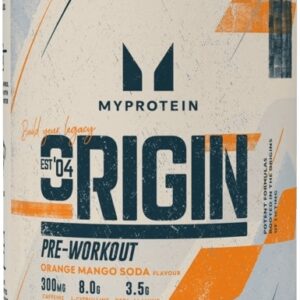 Myprotein origin pre-workout 600 g - pomeranč/mango