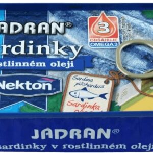 Nekton sardinky jadran 125 g - v rostlinném oleji