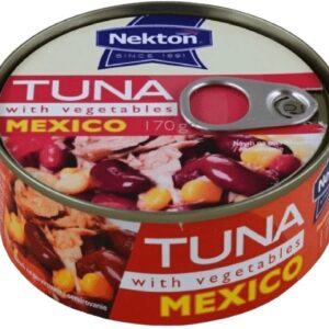 Nekton tuňák kousky se zeleninou 170 g - mexico