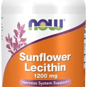 Now foods sunflower lecithin (slunečnicový lecitin) 1200 mg 100 kapslí